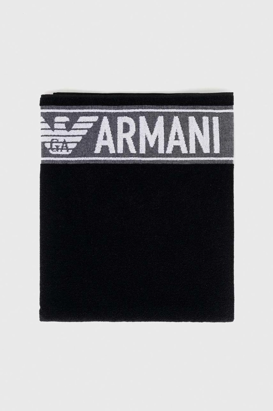 Emporio Armani Underwear ręcznik bawełniany czarny