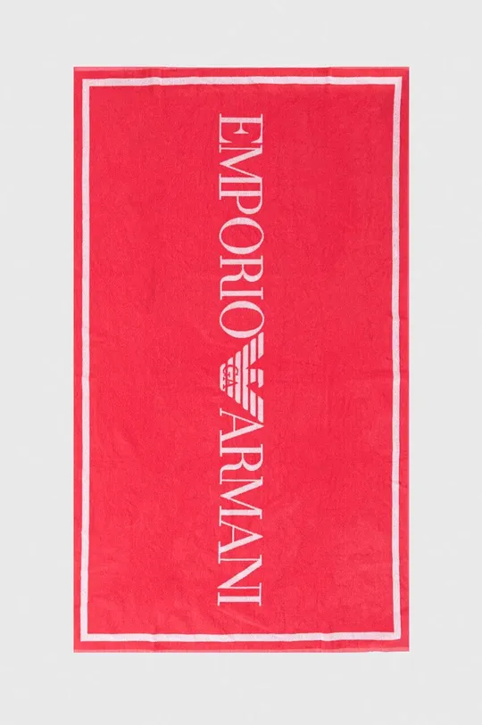 czerwony Emporio Armani Underwear ręcznik Unisex