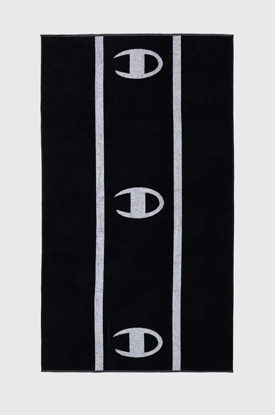 μαύρο Βαμβακερή πετσέτα Champion Unisex
