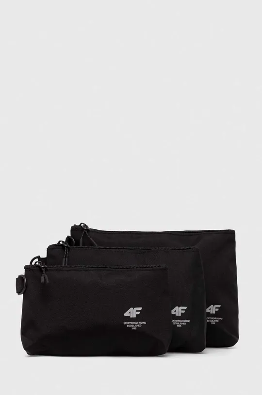 črna Kozmetična torbica 4F 3-pack Unisex