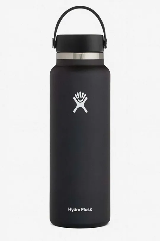 μαύρο Μπουκάλι θερμός Hydro Flask Mouth 2.0 Flex Cap W40BTS001 Unisex