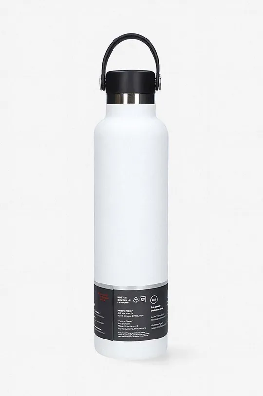 Θερμικό μπουκάλι Hydro Flask 24 OZ Standard Flex Cap λευκό