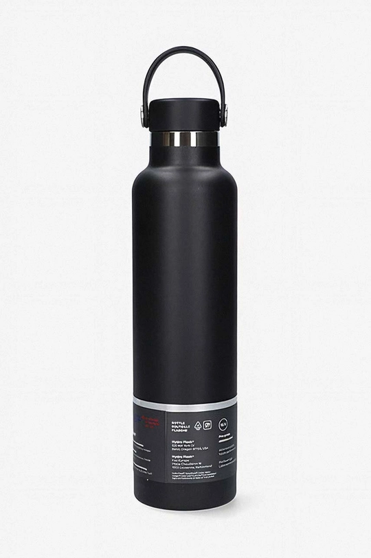 Θερμικό μπουκάλι Hydro Flask 24 OZ Standard Flex Cap μαύρο