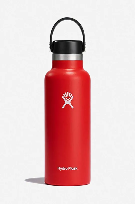 κόκκινο Θερμικό μπουκάλι Hydro Flask 18 Oz Standard Flex Cap Unisex