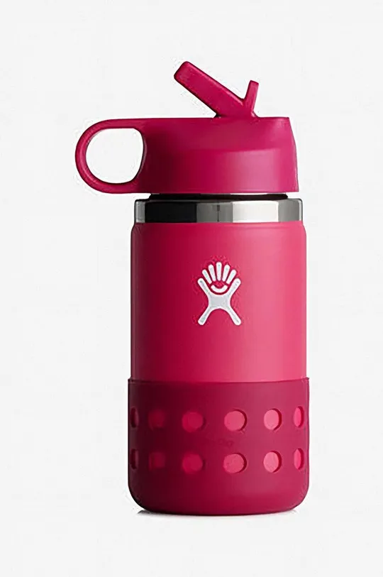 violet Hydro Flask sticlă thermos 12 Oz Wide Mouth Straw Unisex