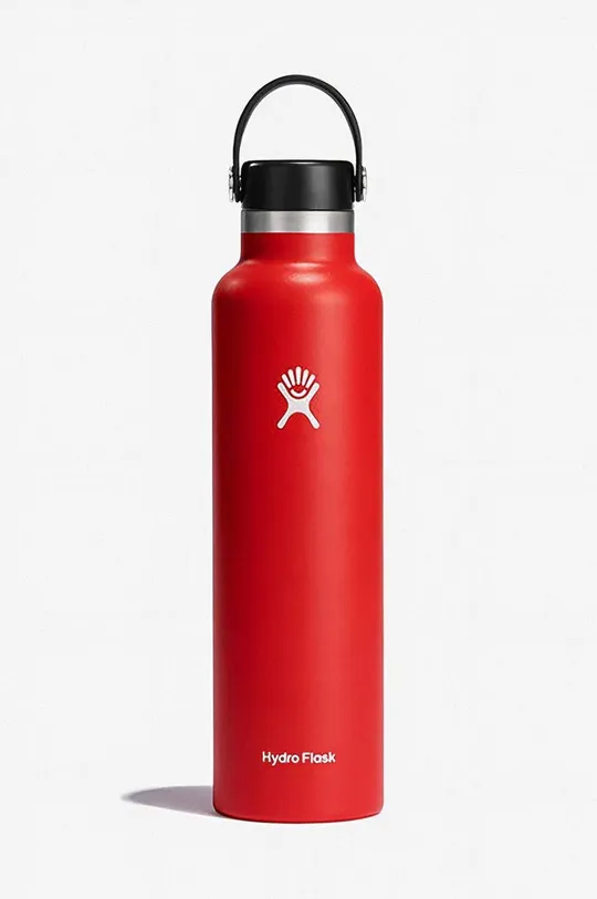 κόκκινο Θερμικό μπουκάλι Hydro Flask 24 OZ Standard Flex Cap Unisex