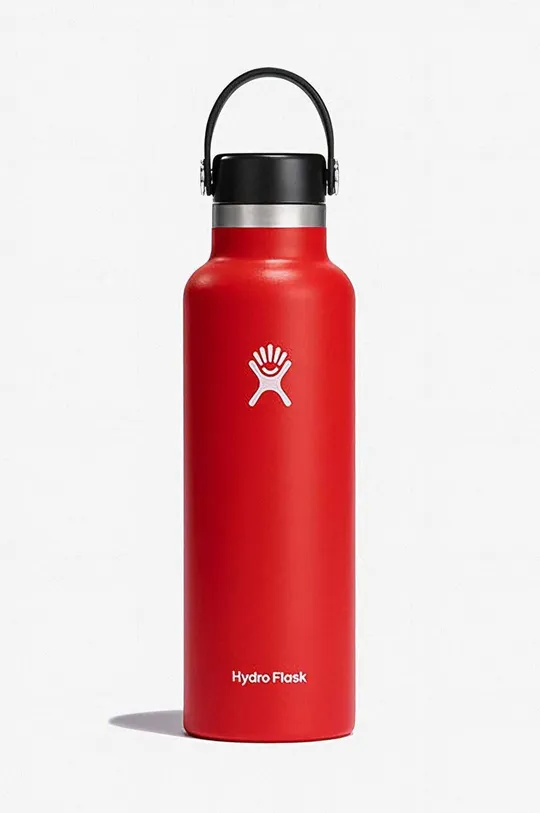 κόκκινο Θερμικό μπουκάλι Hydro Flask 21 OZ Standard Flex Cap Unisex
