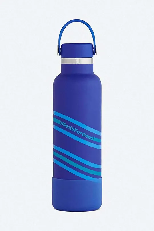 Θερμικό μπουκάλι Hydro Flask 21 Oz Standard Mouth Flex Cap σκούρο μπλε