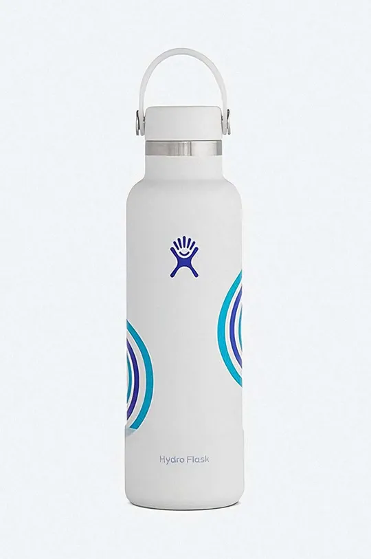 белый Термобутылка Hydro Flask 21 Oz Standard Mouth Flex Cap Unisex