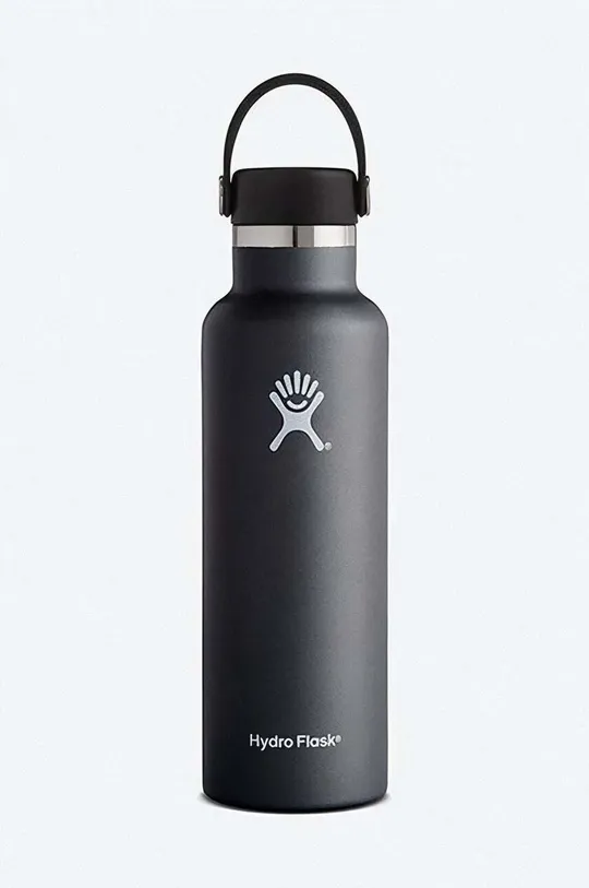negru Hydro Flask sticlă thermos 21 Oz Standard Flex Cap Unisex
