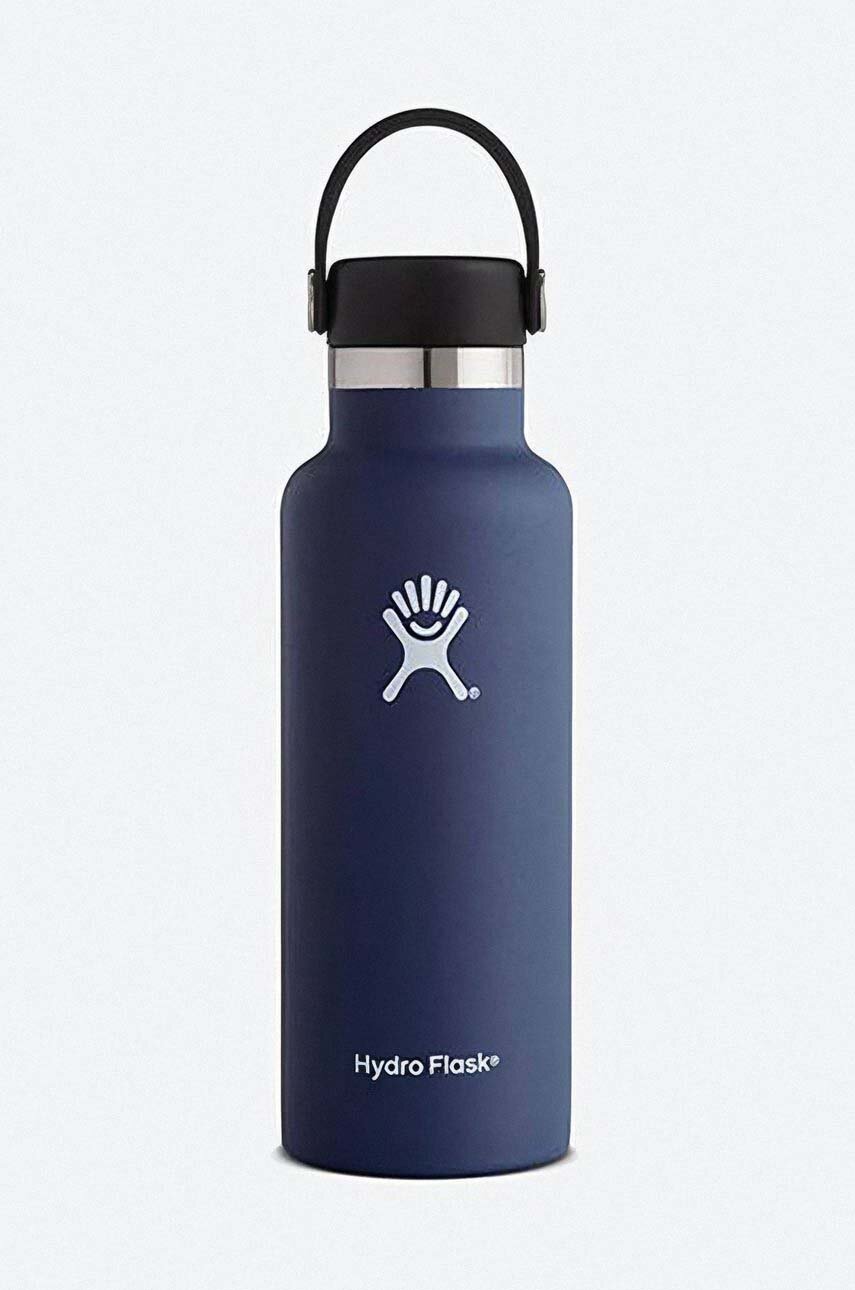 σκούρο μπλε Θερμικό μπουκάλι Hydro Flask 18 Oz Standard Mouth Flex Cap Unisex