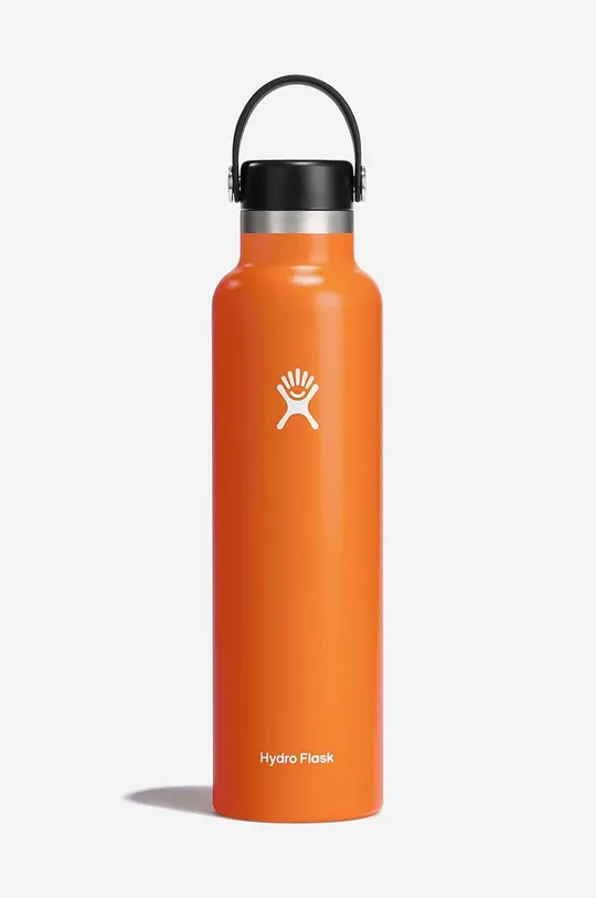 orange Hydro Flask thermal bottle 24 OZ Standard Flex Cap Mesa Unisex