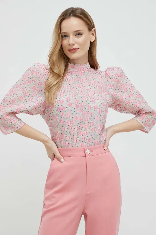 ροζ Μπλουζάκι Custommade Davida Γυναικεία