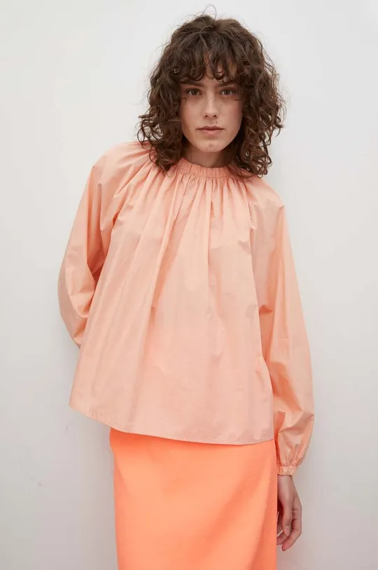 πορτοκαλί Βαμβακερή μπλούζα Drykorn Γυναικεία