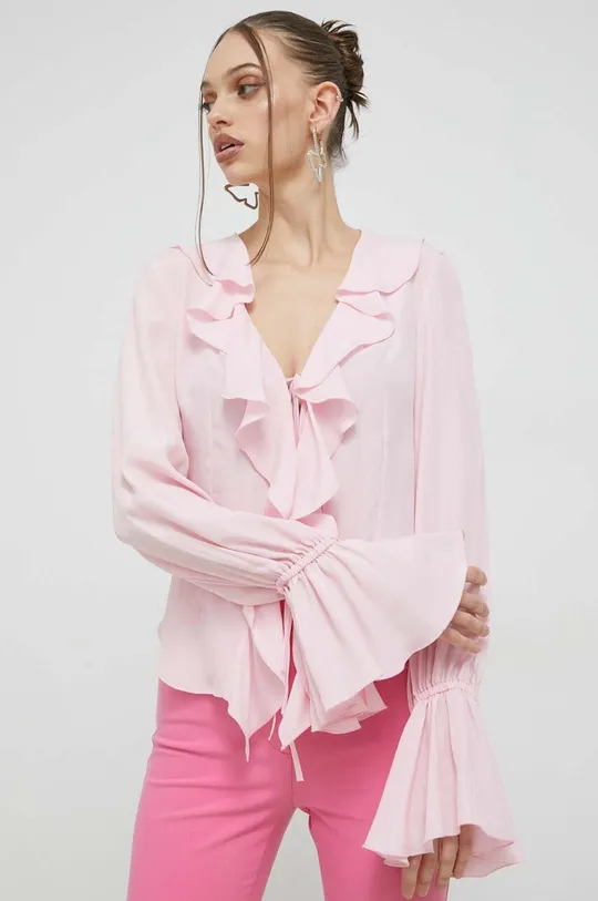 ροζ Μπλούζα με μείγμα μεταξιού Blugirl Blumarine Γυναικεία