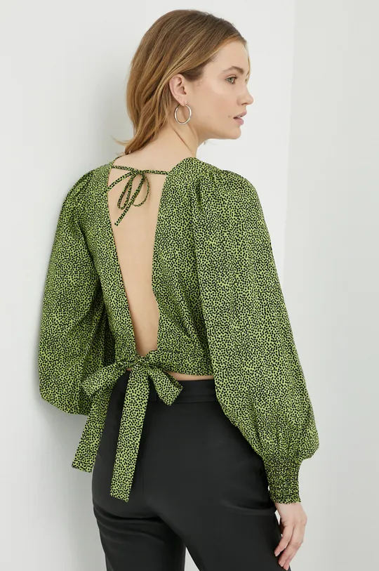 πράσινο Βαμβακερή μπλούζα Gestuz Calliope Γυναικεία