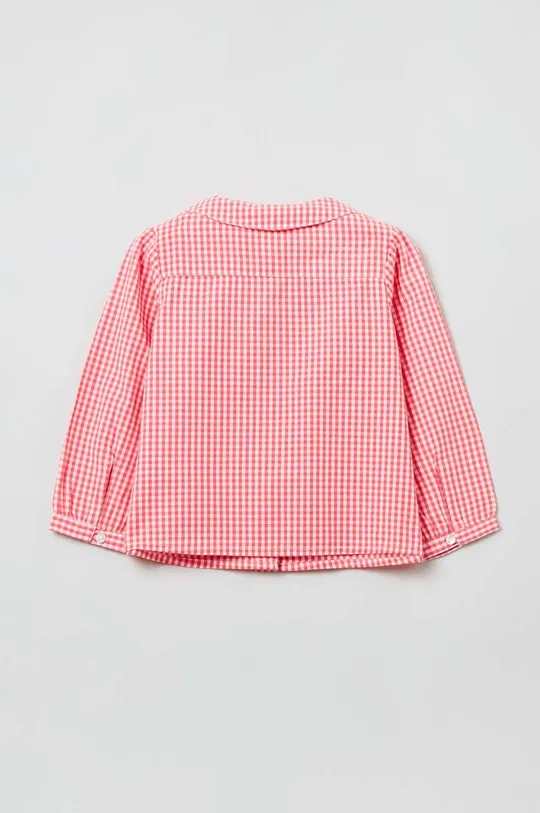 Βαμβακερή μπλούζα μωρού OVS κόκκινο