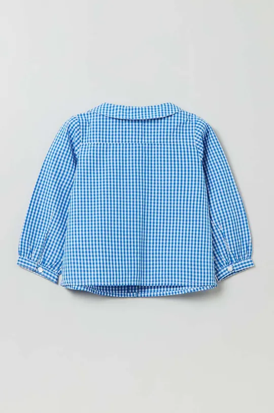 Βαμβακερή μπλούζα μωρού OVS μπλε