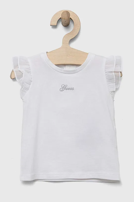 bijela Dječja majica kratkih rukava Guess Za djevojčice