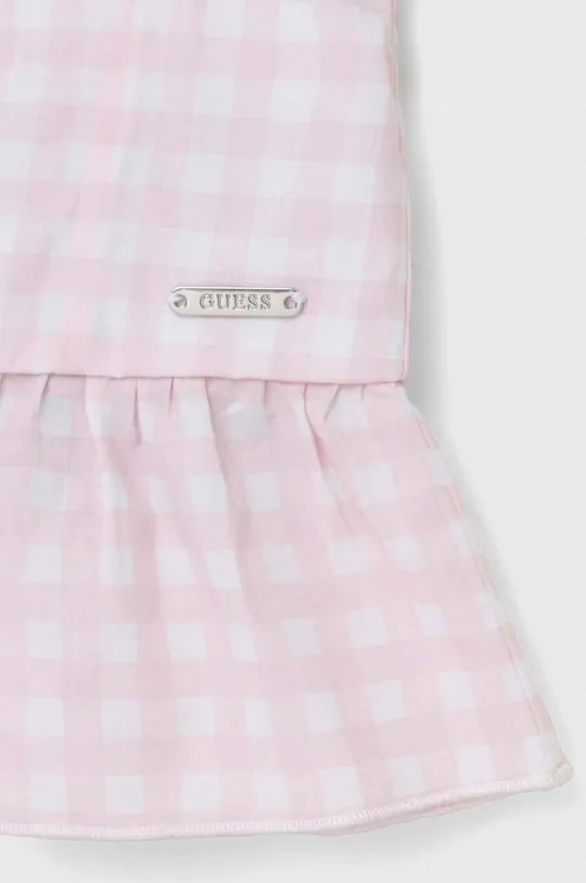 розовый Детская хлопковая блузка Guess