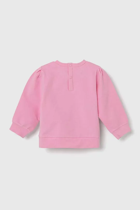Μπλούζα μωρού United Colors of Benetton ροζ