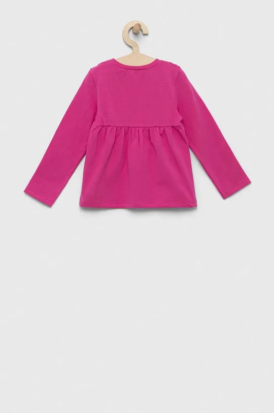 Παιδική μπλούζα United Colors of Benetton μωβ
