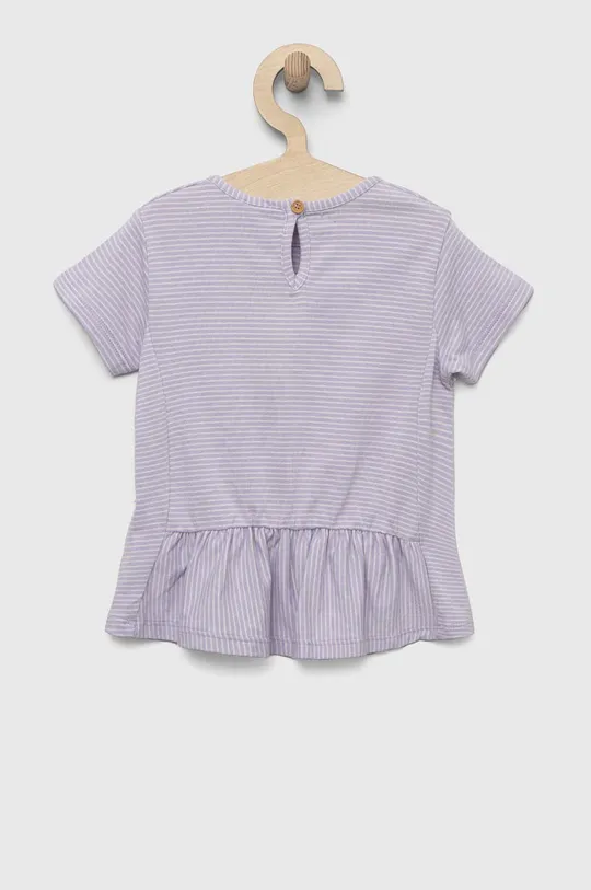 Kratka majica za dojenčka United Colors of Benetton vijolična