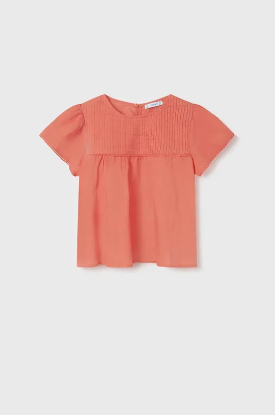 оранжевый Детская хлопковая блузка Mayoral