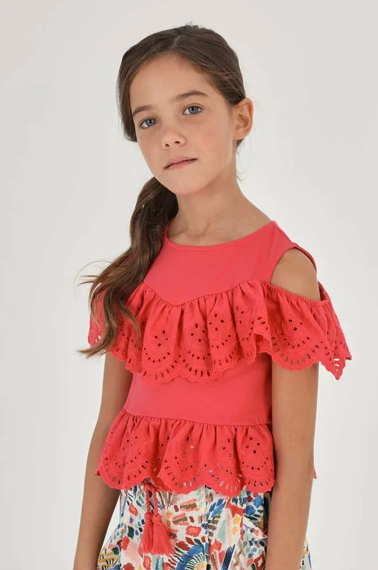 розовый Детская блузка Mayoral Для девочек