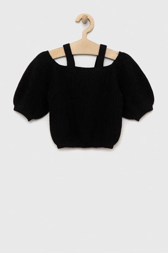 чорний Дитячий светр Sisley Для дівчаток