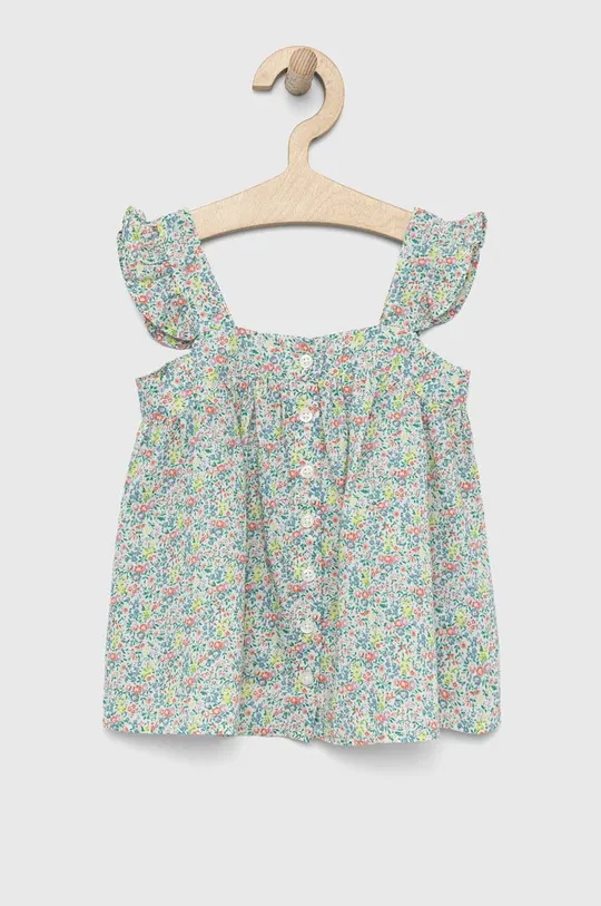 барвистий Дитяча бавовняна блузка GAP Для дівчаток