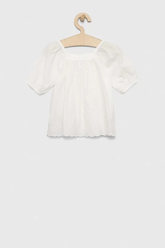 GAP bluzka bawełniana dziecięca biały