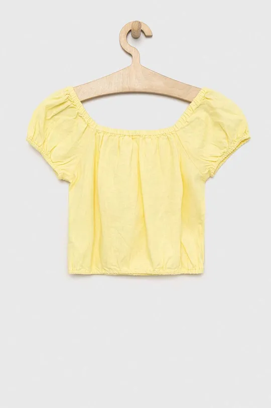 Детская льняная блузка GAP жёлтый
