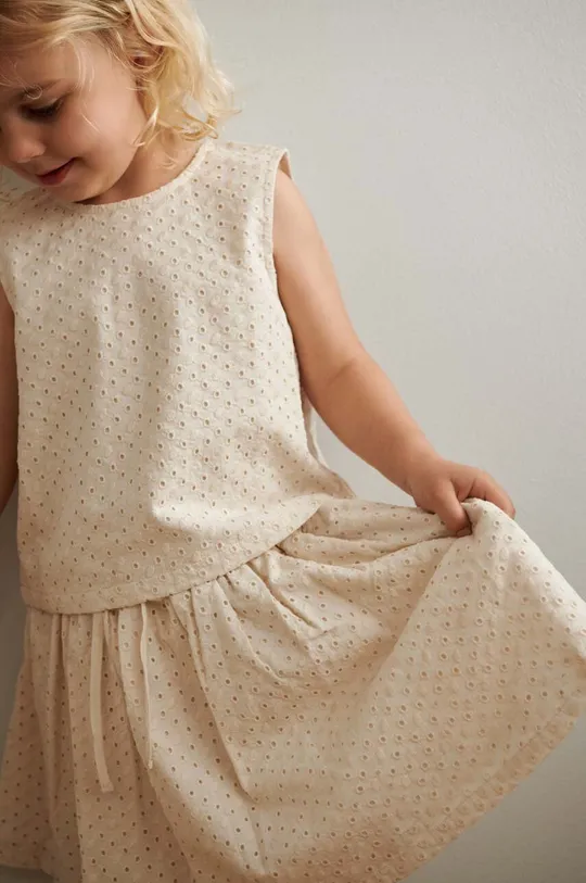 Дитяча бавовняна блузка Liewood Для дівчаток