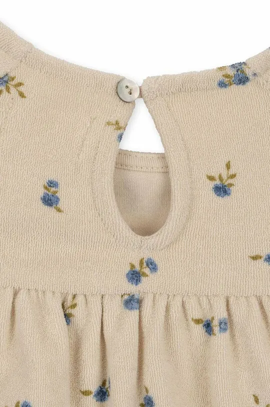 бежевий Бавовняна блузка для немовлят Konges Sløjd