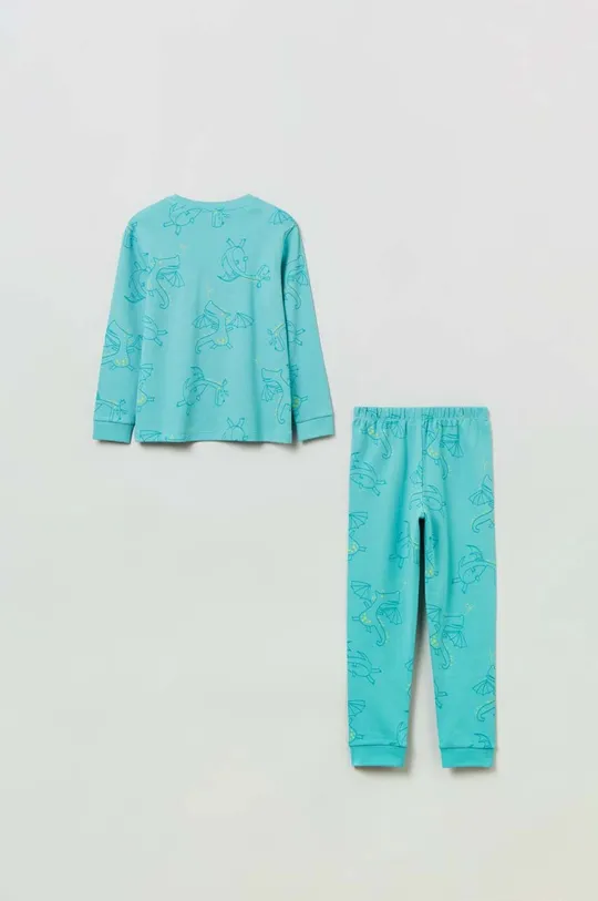 Dětské bavlněné pyžamo OVS modrá