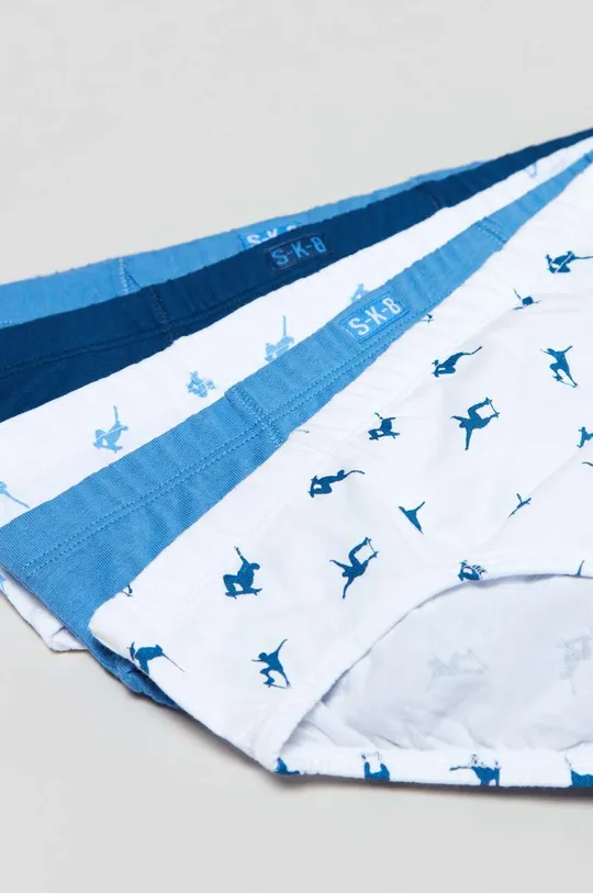 OVS slipy bawełniane dziecięce 5-pack niebieski