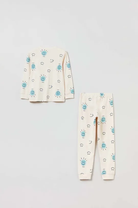 Παιδικές βαμβακερές πιτζάμες OVS λευκό