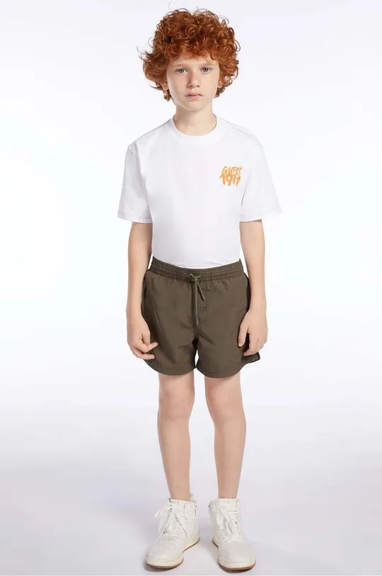 зелений Дитячі шорти для плавання Guess Для хлопчиків
