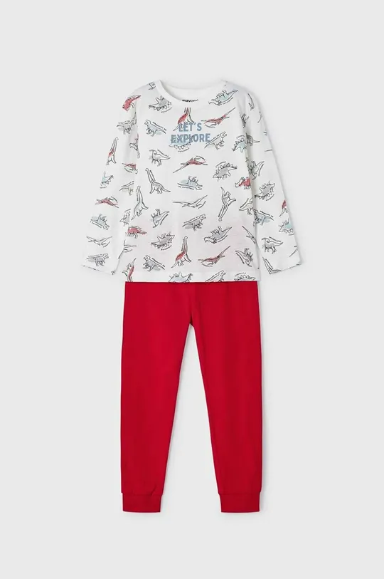 rdeča Otroška bombažna pižama Mayoral