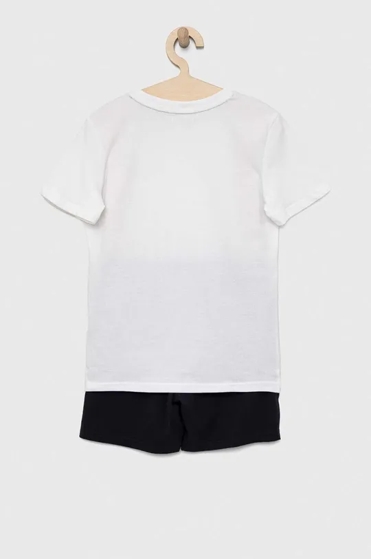 Παιδικές βαμβακερές πιτζάμες Tommy Hilfiger λευκό