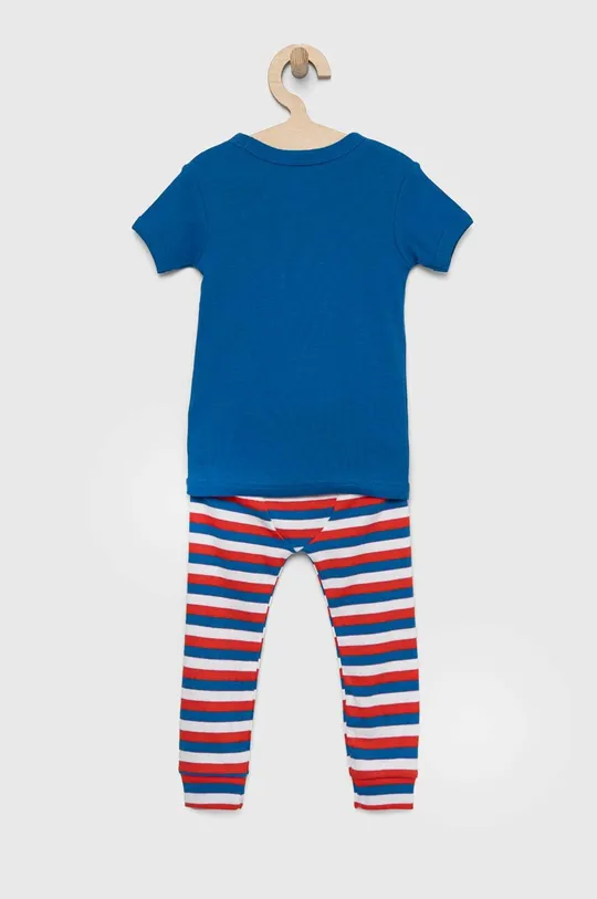 Detské bavlnené pyžamo GAP x Marvel modrá