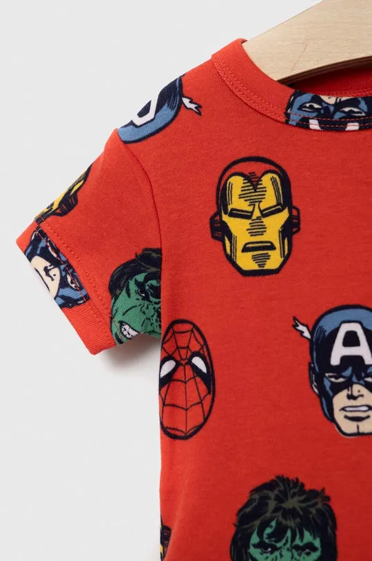 Dječja pamučna pidžama GAP x Marvel  100% Pamuk