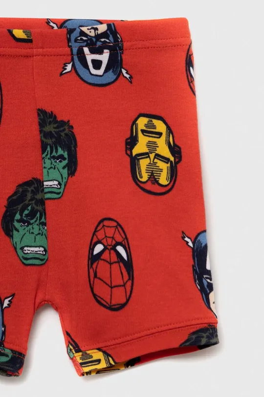czerwony GAP piżama bawełniana dziecięca x Marvel