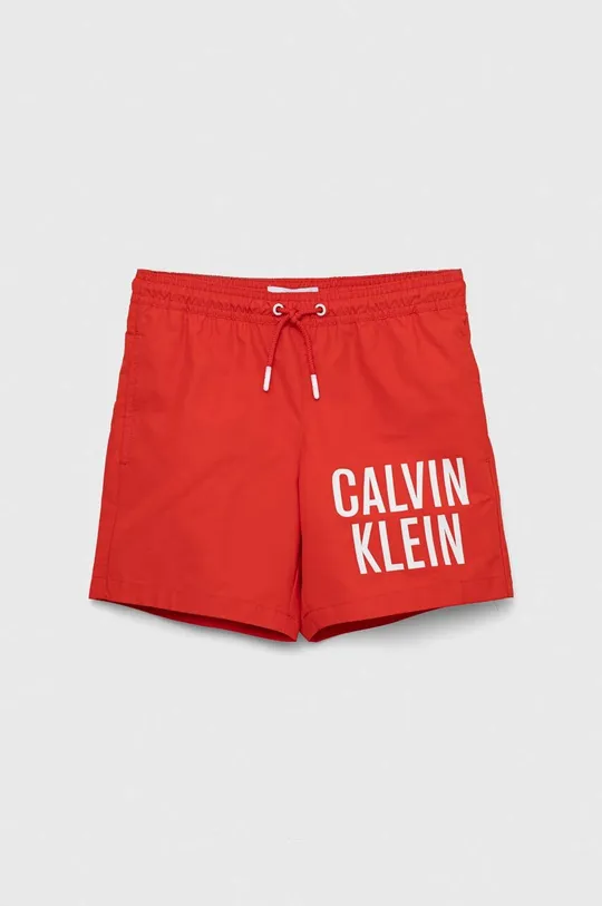 kasztanowy Calvin Klein Jeans szorty kąpielowe dziecięce Chłopięcy