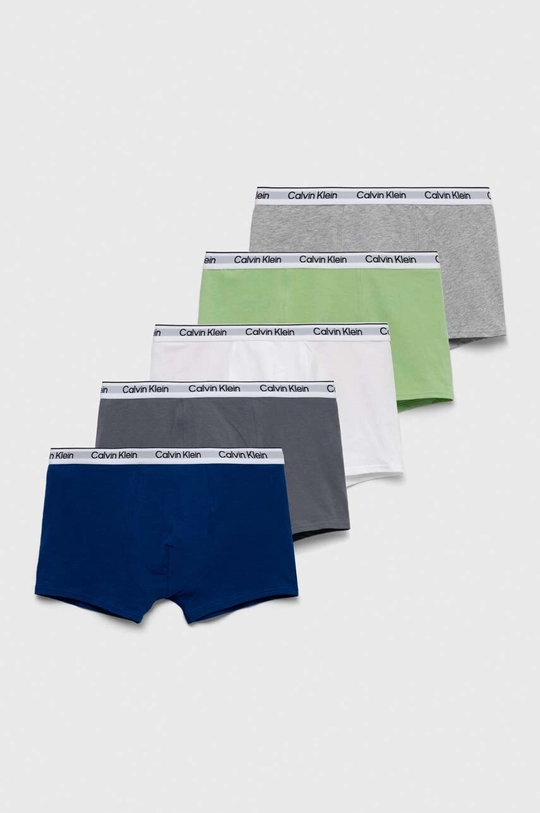 szary Calvin Klein Underwear bokserki dziecięce 5-pack Chłopięcy