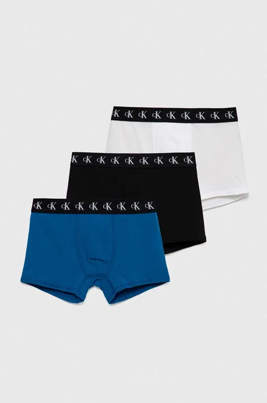 modrá Dětské boxerky Calvin Klein Underwear 3-pack Chlapecký