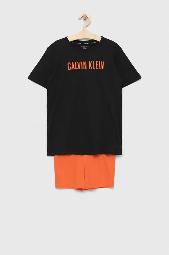 πορτοκαλί Μπλουζάκι και μποξεράκι Calvin Klein Underwear Για αγόρια
