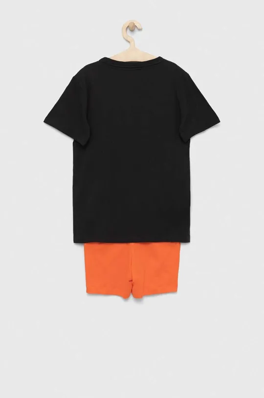 Μπλουζάκι και μποξεράκι Calvin Klein Underwear πορτοκαλί