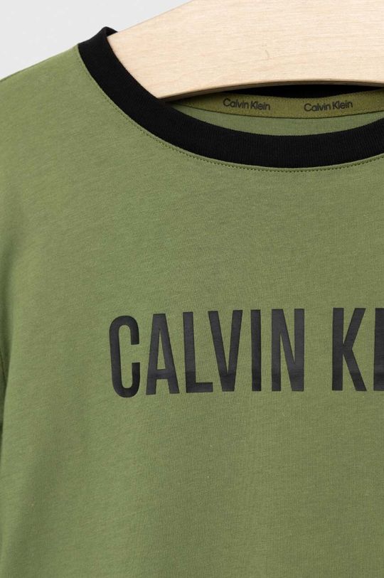 jasny oliwkowy Calvin Klein Underwear t-shirt i bokserki